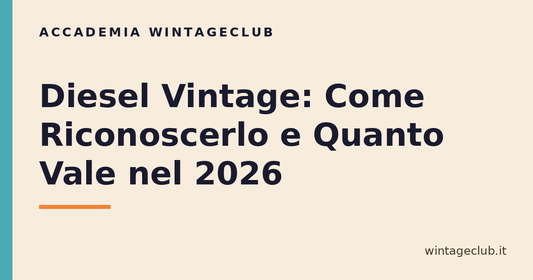Guida Diesel vintage: come riconoscerlo e quanto vale — Accademia WintageClub