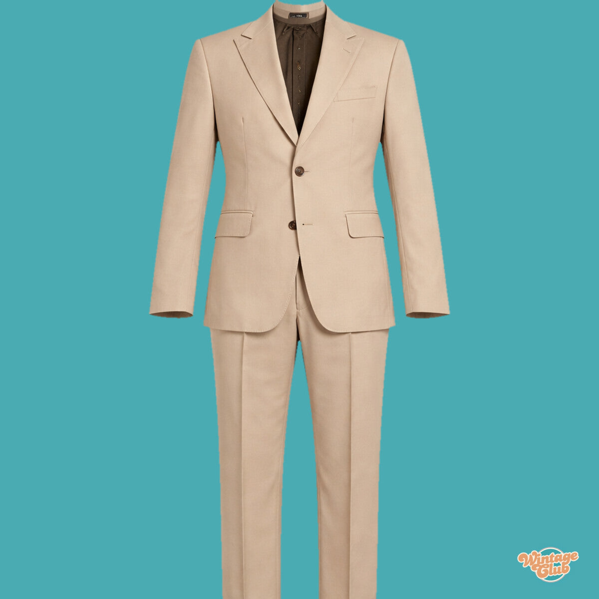 Abito uomo beige vintage - esempio capo Grade A dalla Vinted Reseller Box